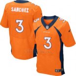 Camiseta Denver Broncos Sanchez Naranja 2016 Nike Elite NFL Hombre