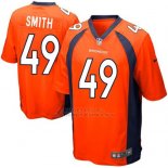 Camiseta Denver Broncos Smith Naranja Nike Game NFL Hombre