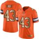 Camiseta Denver Broncos Ward Naranja Nike Gold Legend NFL Hombre