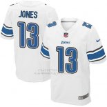 Camiseta Detroit Lions Jones Blanco Nike Elite NFL Hombre
