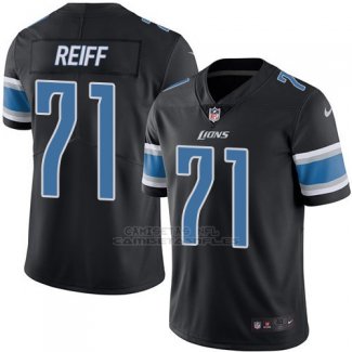 Camiseta Detroit Lions Reiff Negro Nike Legend NFL Hombre