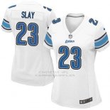 Camiseta Detroit Lions Slay Blanco Nike Game NFL Mujer