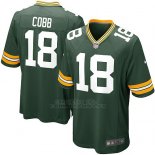 Camiseta Green Bay Packers Cobb Verde Militar Nike Game NFL Nino