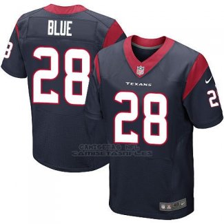 Camiseta Houston Texans Blue Profundo Azul Nike Elite NFL Hombre