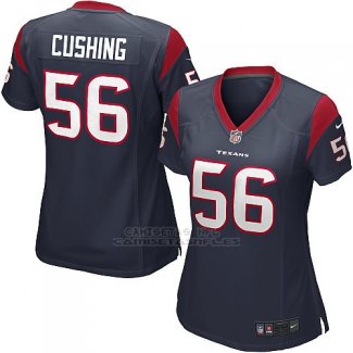 Camiseta Houston Texans Cushing Negro Nike Game NFL Mujer