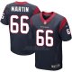 Camiseta Houston Texans Martin Profundo Azul Nike Elite NFL Hombre