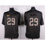 Camiseta Kansas City Chiefs Berry Apagado Gris Nike Anthracite Salute To Service NFL Hombre