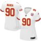 Camiseta Kansas City Chiefs Mauga Blanco Nike Game NFL Mujer