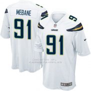 Camiseta Los Angeles Chargers Mebane Blanco Nike Game NFL Hombre