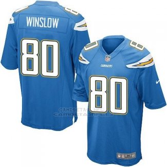 Camiseta Los Angeles Chargers Winslow Azul Nike Game NFL Hombre