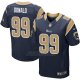 Camiseta Los Angeles Rams Donald Profundo Azul Nike Elite NFL Hombre