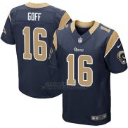 Camiseta Los Angeles Rams Goff Profundo Azul Nike Elite NFL Hombre
