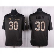 Camiseta Los Angeles Rams Gurley Apagado Gris Nike Anthracite Salute To Service NFL Hombre