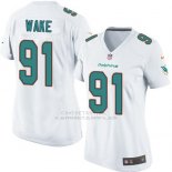 Camiseta Miami Dolphins Wake Blanco Nike Game NFL Mujer