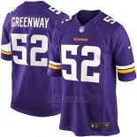 Camiseta Minnesota Vikings Greenway Violeta Nike Game NFL Nino