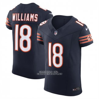 Camiseta NFL Elite Chicago Bears Caleb Williams Vapor F.U.S.E. Azul
