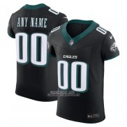 Camiseta NFL Elite Philadelphia Eagles Alterno Vapor F.U.S.E. Personalizada Negro1
