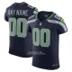 Camiseta NFL Elite Seattle Seahawks Vapor F.U.S.E. Personalizada Azul
