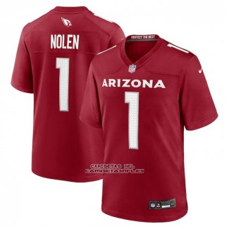 Camiseta NFL Game Arizona Cardinals Walter Nolen 2025 NFL Draft Rojo
