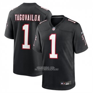 Camiseta NFL Game Atlanta Falcons Tua Tagovailoa Alterno Negro