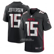 Camiseta NFL Game Atlanta Falcons Van Jefferson Negro
