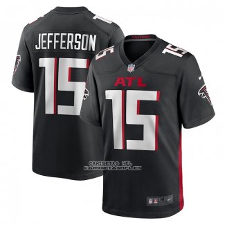 Camiseta NFL Game Atlanta Falcons Van Jefferson Negro