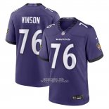 Camiseta NFL Game Baltimore Ravens Carson Vinson Violeta1 Camiseta NFL Game Baltimore Ravens Carson Vinson Violeta1
