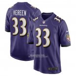 Camiseta NFL Game Baltimore Ravens David Vereen Violeta
