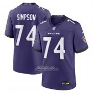 Camiseta NFL Game Baltimore Ravens John Simpson Violeta