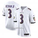 Camiseta NFL Game Baltimore Ravens Odell Beckham Jr. Blanco