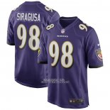Camiseta NFL Game Baltimore Ravens Tony Siragusa Retired Violeta