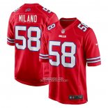 Camiseta NFL Game Buffalo Bills Matt Milano Alterno Rojo