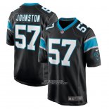 Camiseta NFL Game Carolina Panthers Clay Johnston Negro