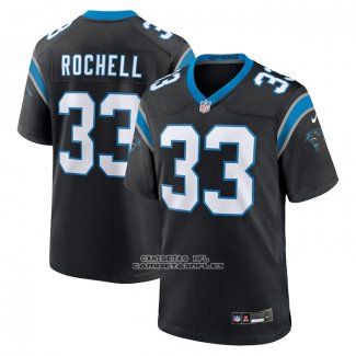 Camiseta NFL Game Carolina Panthers Robert Rochell Negro