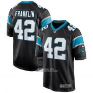 Camiseta NFL Game Carolina Panthers Sam Franklin Negro