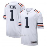 Camiseta NFL Game Chicago Bears Justin Fields Alterno Classic Blanco