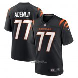 Camiseta NFL Game Cincinnati Bengals Hakeem Adeniji 77 Negro