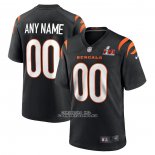 Camiseta NFL Game Cincinnati Bengals Personalizada Super Bowl LVI Negro