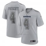 Camiseta NFL Game Dallas Cowboys Dak Prescott Atmosphere Fashion Gris