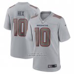 Camiseta NFL Game Denver Broncos Bo Nix Gris