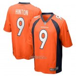 Camiseta NFL Game Denver Broncos Kendall Hinton 9 Naranja
