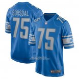 Camiseta NFL Game Detroit Lions Colby Sorsdal Azul