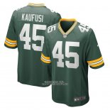 Camiseta NFL Game Green Bay Packers Bronson Kaufusi Verde