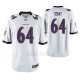 Camiseta NFL Game Hombre Baltimore Ravens Greg Senat Blanco