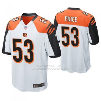 Camiseta NFL Game Hombre Cincinnati Bengals Billy Price Blanco