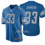 Camiseta NFL Game Hombre Detroit Lions Kerryon Johnson Azul