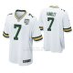 Camiseta NFL Game Hombre Green Bay Packers Brett Hundley Blanco 100th Anniversary