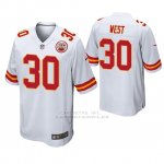 Camiseta NFL Game Hombre Kansas City Chiefs Charcandrick West Blanco