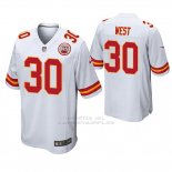 Camiseta NFL Game Hombre Kansas City Chiefs Charcandrick West Blanco