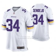 Camiseta NFL Game Hombre Minnesota Vikings Andrew Sendejo Blanco
